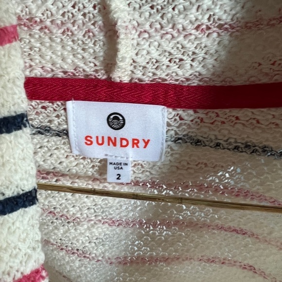 Sundry Striped Knit Pullover - Picture 4 of 4